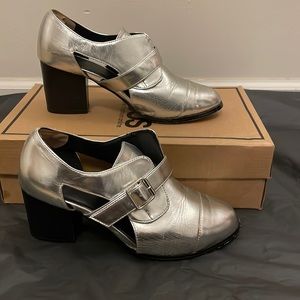 Asos silver heels